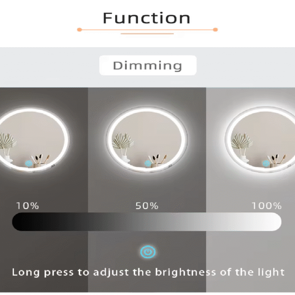 INTERRUPTOR TÁCTIL PARA ESPEJO 110V/12V PARA CINTA LED DUAL - Imagen 4