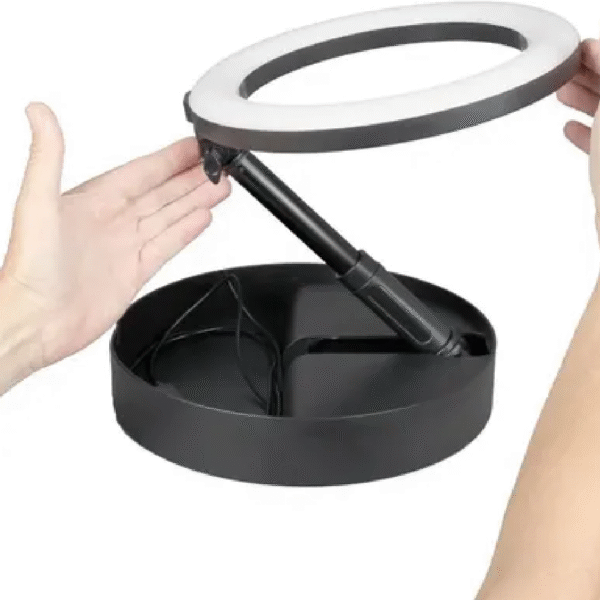 TRIPODE CELULAR CAMARA EXTENSIBLE ARO DE LUZ REGULABLE SUNPAK - Imagen 2