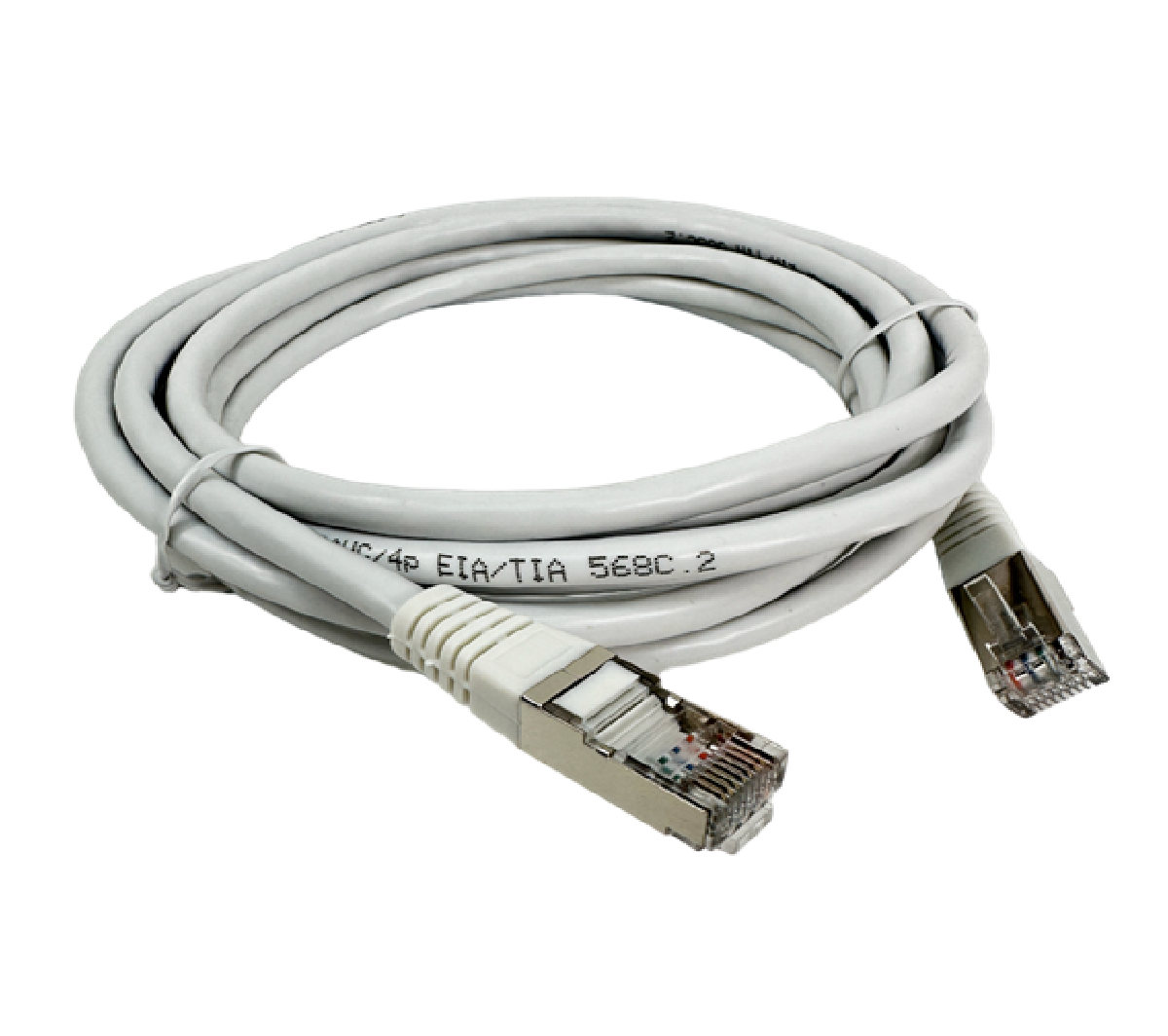 PATCH CORD 3M CAT6A S-FTP BLANCO PATCH CORD 3M CAT6A S-FTP BLANCO - Imagen 1