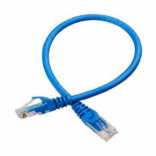 PATCH CORD 50CM CAT 6 AZUL